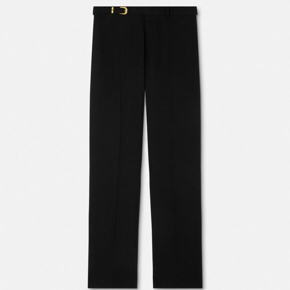 Versace Wool Blend Black Pant Sz 36 - Picture 1 of 4